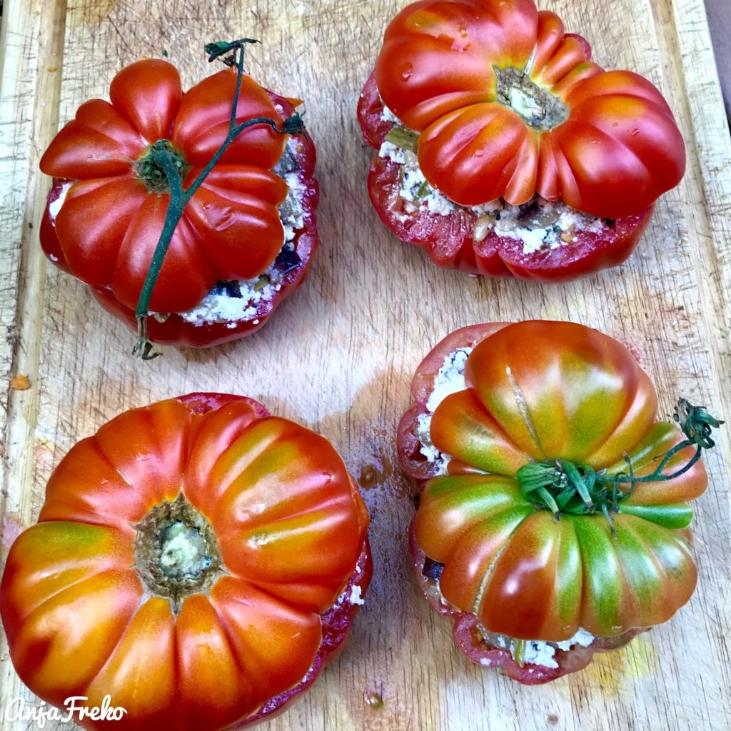 Die gefüllten Tomaten