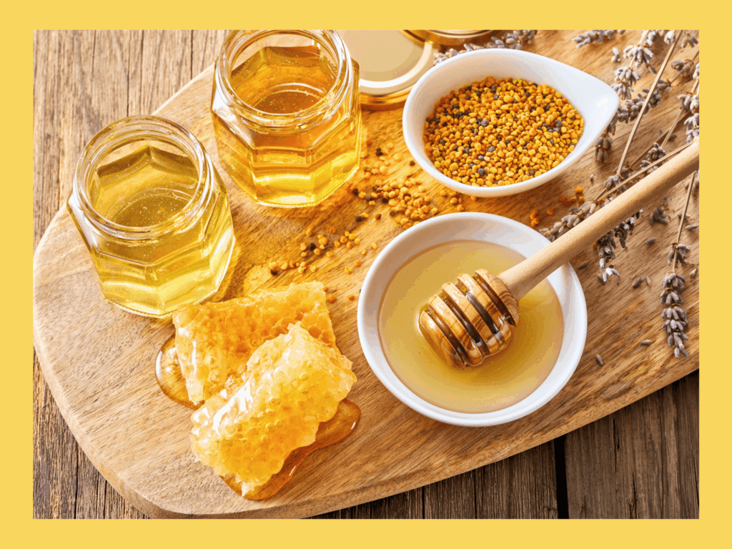 Bienenbrot Perga Honig-fermentierte Pollen