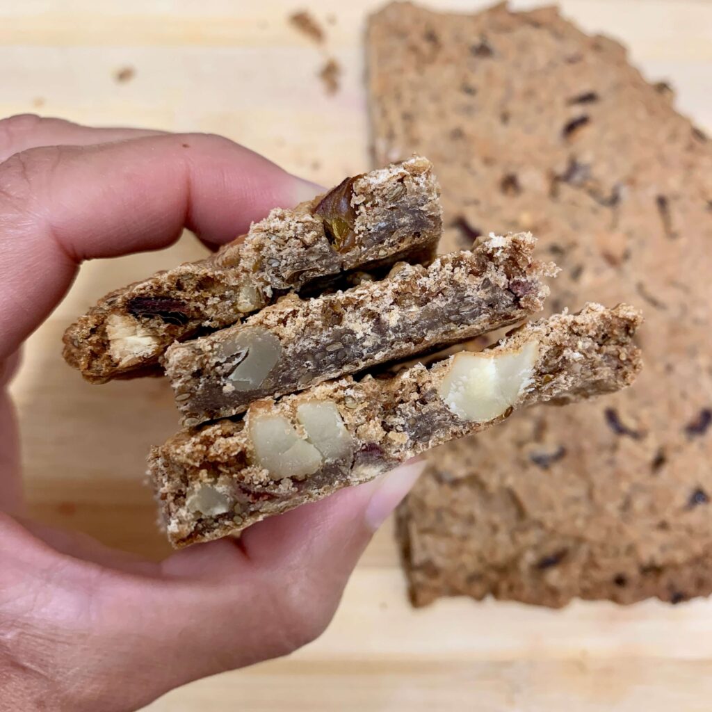 Haferflockenplatte essen