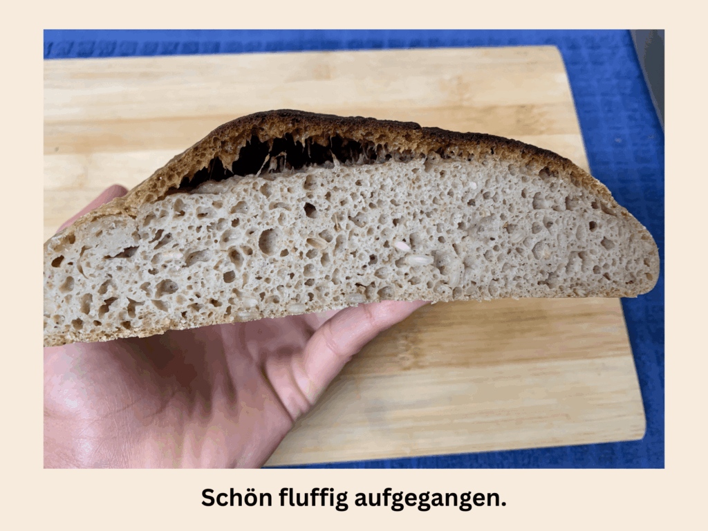 Gutes Brot aufgeschnitten