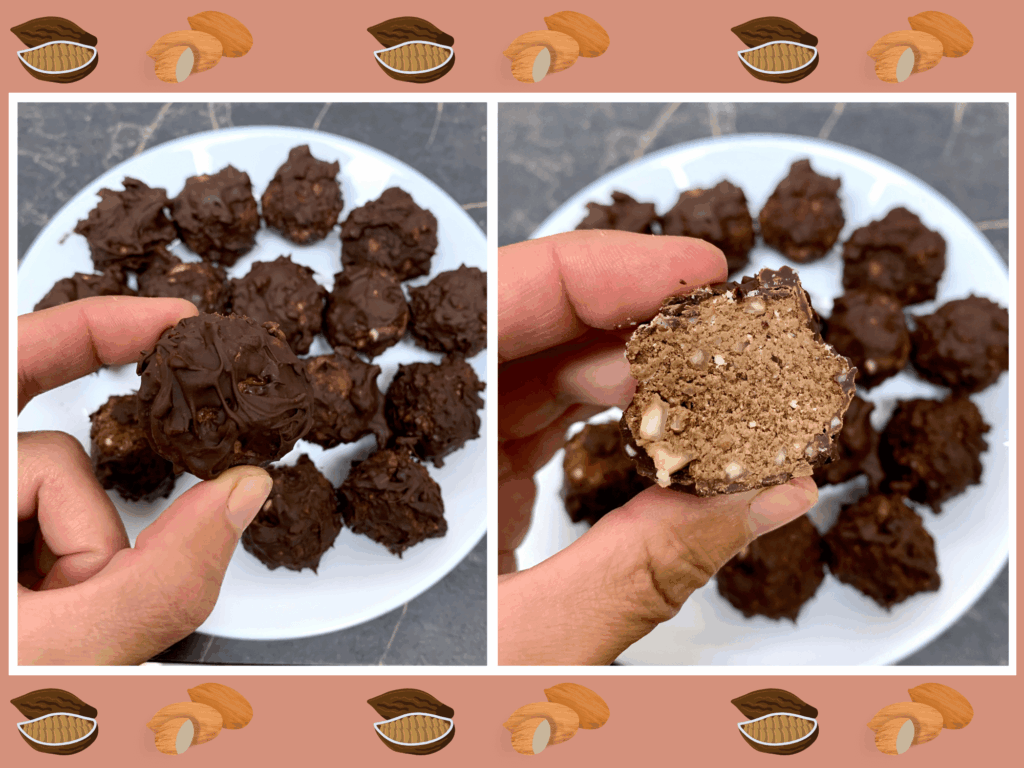 Kakao-Mandel-Kugeln Rezept