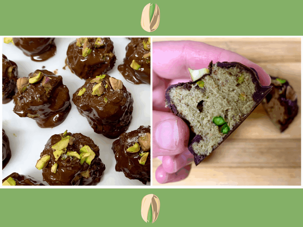 Pistazien-Dattel-Pralinen