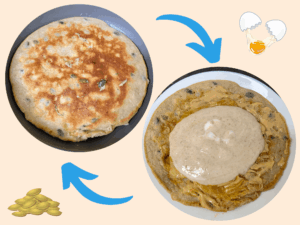 Ballaststoff-Protein-Pancake