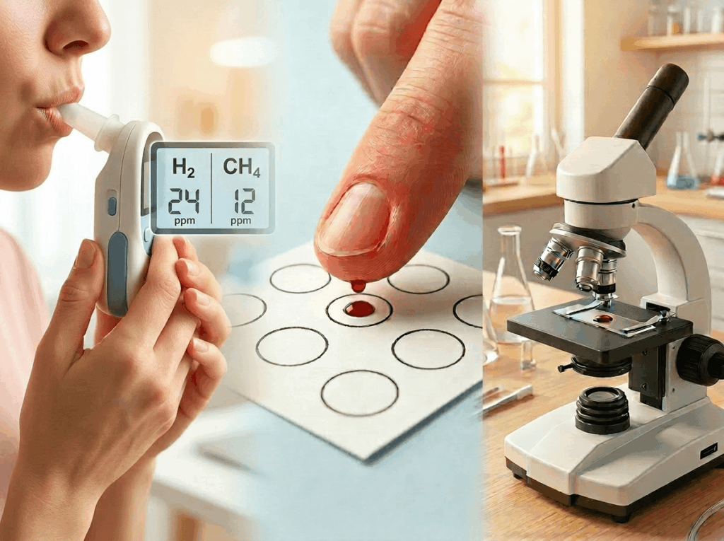 Dünndarmmikrobiom und SIBO mit Trockenbluttest bestimmen