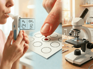 Dünndarmmikrobiom und SIBO mit Trockenbluttest bestimmen