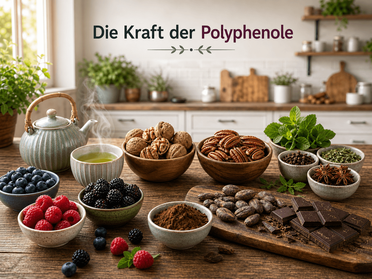 Die Kraft der Polyphenole: Wie sie auf Darm und Gesundheit wirken