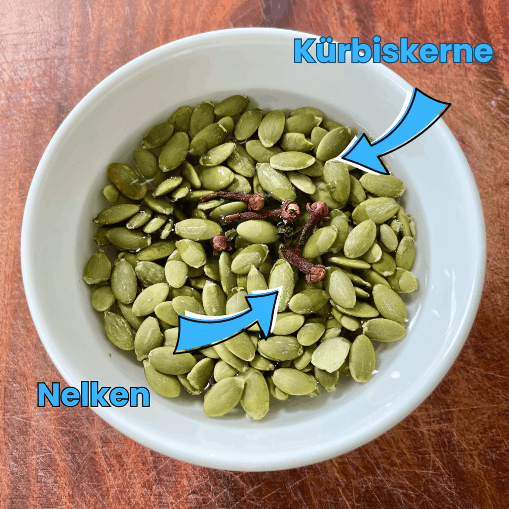 Antiparasitäre Ernährung mit Kürbiskernen und Nelken